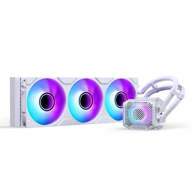 Phanteks (Outlet) Glacier One 360 M25 Gen2, 360mm AIO-nestejäähdytysratkaisu prosessorille, valkoinen