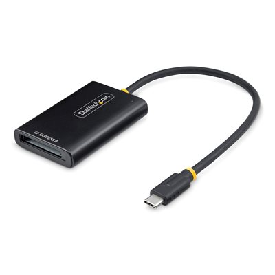 StarTech.com 3.2 Gen2 USB-C CFexpress 2.0 Type B -muistikortinlukija, musta