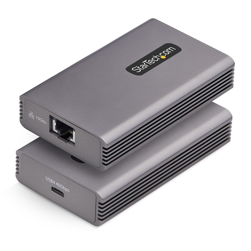 StarTech.com 10 Gigabit Ethernet -verkkoadapteri, USB4 Gen4x4 & Thunderbolt 3-5 , harmaa