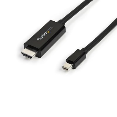 StarTech.com Mini DisplayPort 1.2 - HDMI 1.4 -adapterikaapeli, 3m, musta