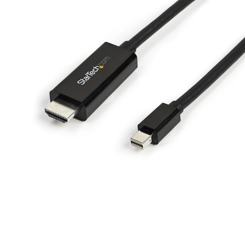 StarTech.com Mini DisplayPort 1.2 - HDMI 1.4 -adapterikaapeli, 3m, musta