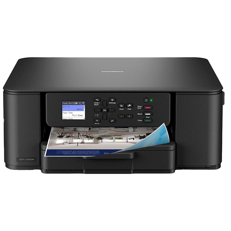Brother DCPJ1310DW Compact 3-in-1 Mustesuihku tulostin