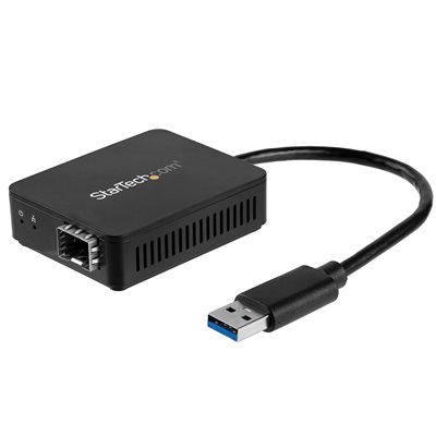 StarTech.com USB - SFP -kuitumuunnin, 3.2 Gen1 USB-A, musta