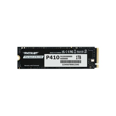 Patriot 1TB P410 PCIe 4.0 NVMe SSD -levy, M.2 2280, 5000/4500 MB/s