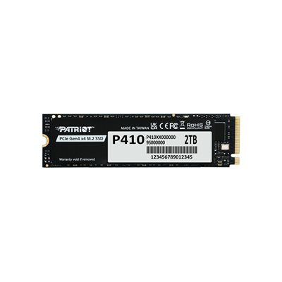 Patriot 2TB P410 PCIe 4.0 NVMe SSD -levy, M.2 2280, 5000/4500 MB/s