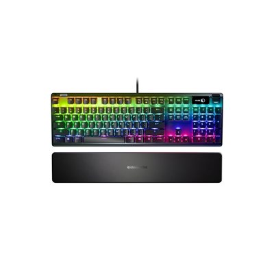 SteelSeries Apex 7, mekaaninen pelinäppäimistö, QX2 RGB Red, musta