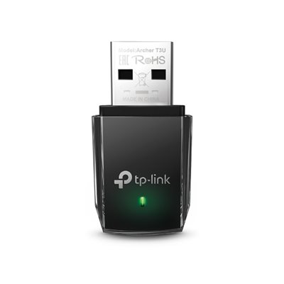 TP-Link Archer T3U, langaton USB-adapteri, AC1300, MU-MIMO, musta