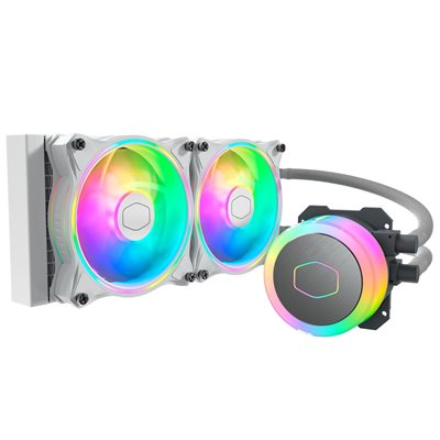 Cooler Master MasterLiquid ML240 Illusion White Edition, 240mm AIO-nestejäähdytysratkaisu prosessorille, valkoinen