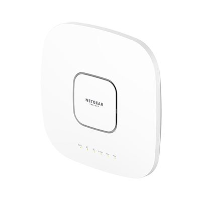 Netgear Insight WAX630E, langattoman verkon liityntäpiste, Wi-Fi 6, AX6000, valkoinen/harmaa