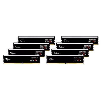 G.Skill 128GB (8 x 16GB) Zeta R5, DDR5 6400MHz, CL32, 1.40V, musta