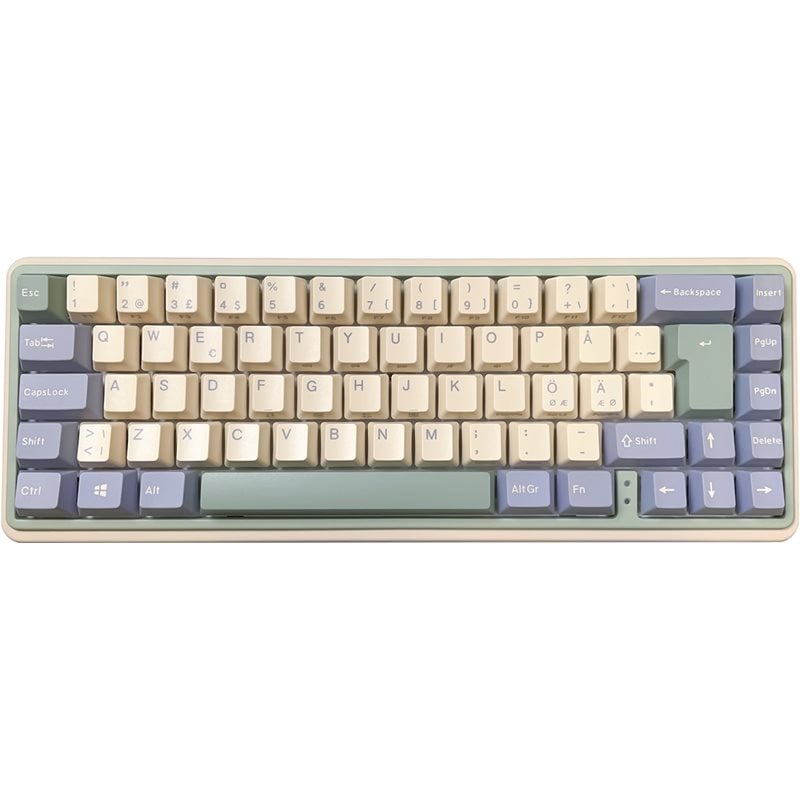 Varmilo VXT67 Minilo Eucalyptus, langaton mekaaninen näppäimistö, 65%, Gateron G Pro 2.0 Brown