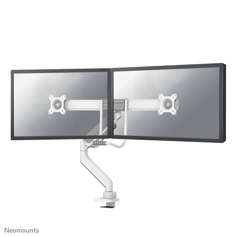 Neomounts by Newstar 17-32" x2 NEXT Core Desk Mount Double Screens  -pöytäteline kahdelle näytölle, valkoinen