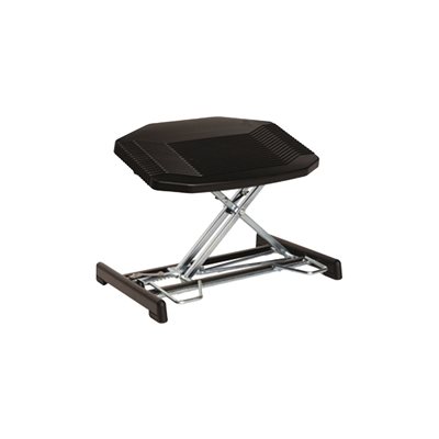 Bakker Elkhuizen Basic 952, ergonominen jalkatuki/rahi, musta