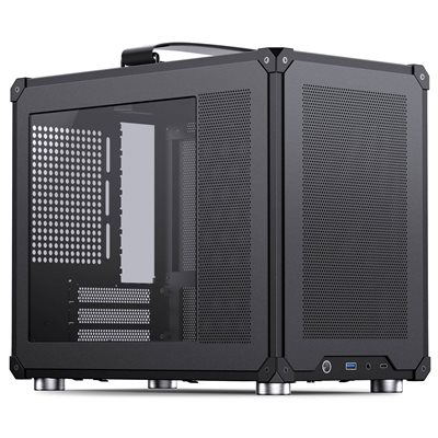 Jonsbo C6 MAX Black, mATX-kotelo, musta