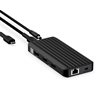 Unisynk 3.2 Gen2 USB-C 10-in-1 -telakka v3, musta