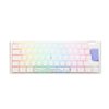 Ducky (Outlet) One 3 - Classic Pure White Nordic - Mini 60% - Cherry Silver, mekaaninen näppäimistö