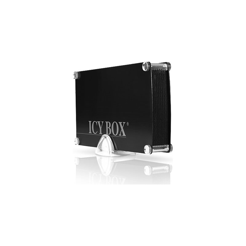 IcyBox Ulk kotelo 3,5" SATA, USB 3.0, musta