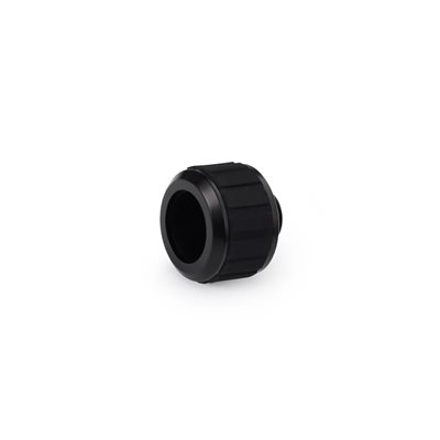 Alphacool Apex Grip HardTube Fitting -putkiliitin, 16mm, G1/4, musta