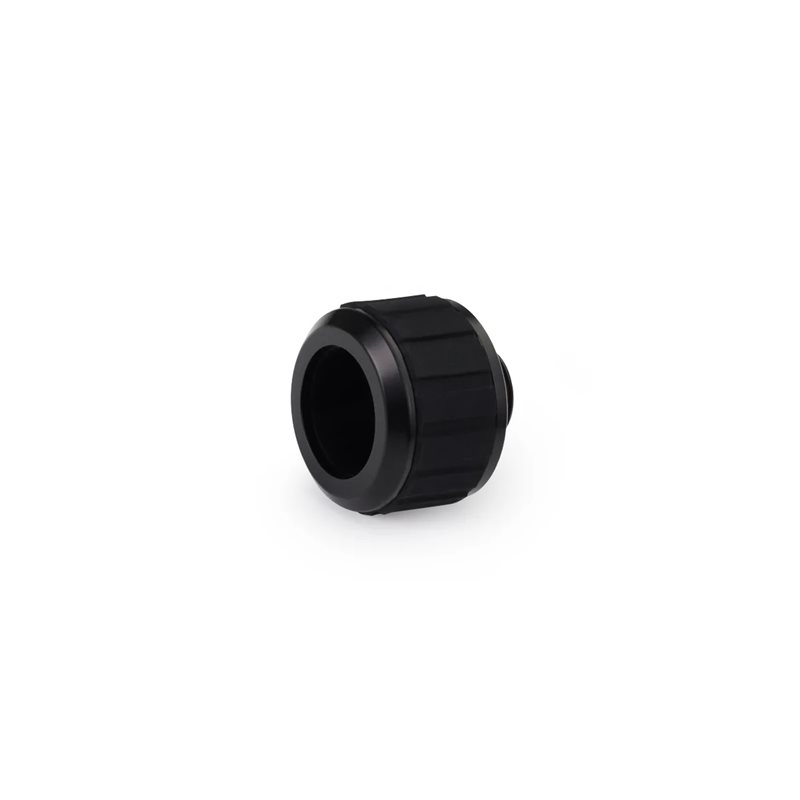 Alphacool Apex Grip HardTube Fitting -putkiliitin, 16mm, G1/4, musta