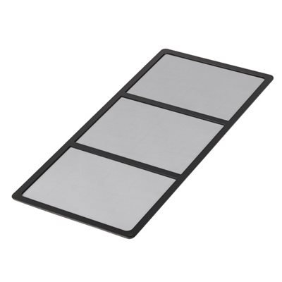 SilverStone FF146B, hienojakoinen 140 mm x 3 magneettinen tuuletinsuodatin, musta