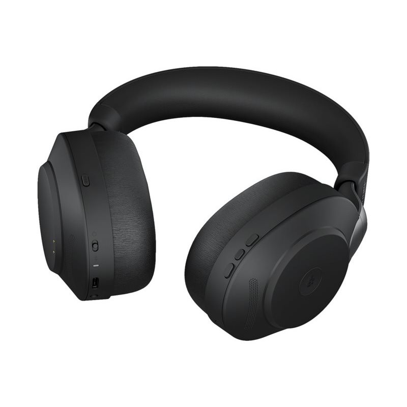 Jabra Evolve2 85 UC, langattomat Bluetooth -kuulokkeet mikrofonilla, sis. lataustelakka, USB-A, musta