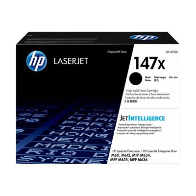 HP 147X, tuottoisa laserväriainekasetti, musta, jopa 25 200 sivua