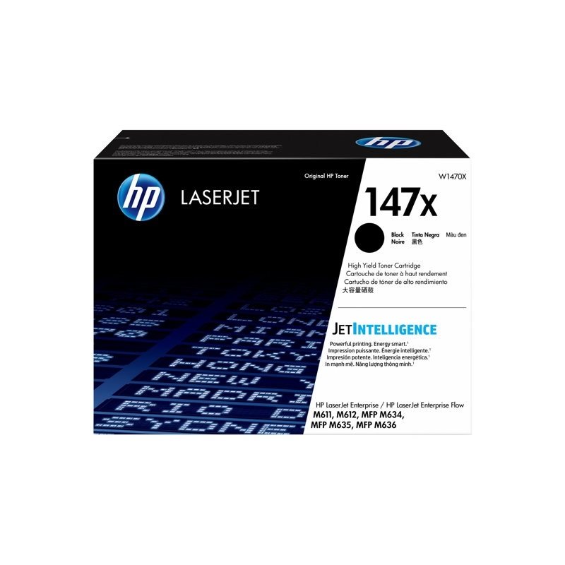 HP 147X, tuottoisa laserväriainekasetti, musta, jopa 25 200 sivua