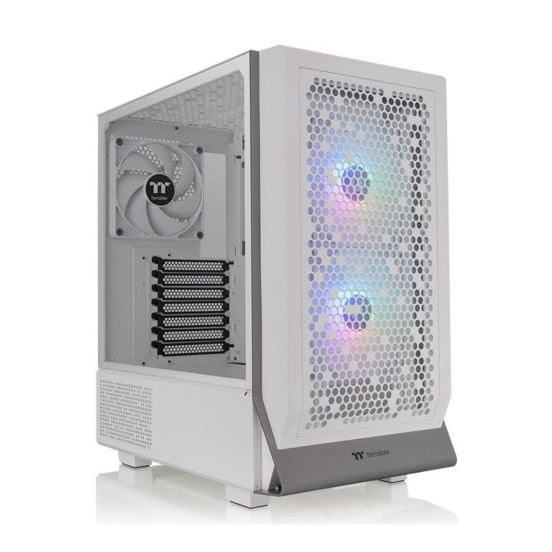 Thermaltake Ceres 300 TG ARGB Snow, ikkunallinen miditornikotelo, valkoinen