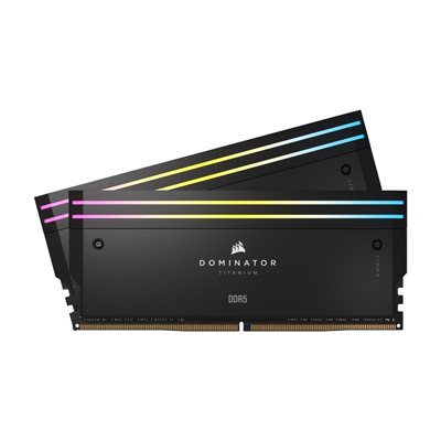 Corsair 32GB (2 x 16GB) Dominator Titanium, DDR5 6000MHz, CL30, 1.40V, musta