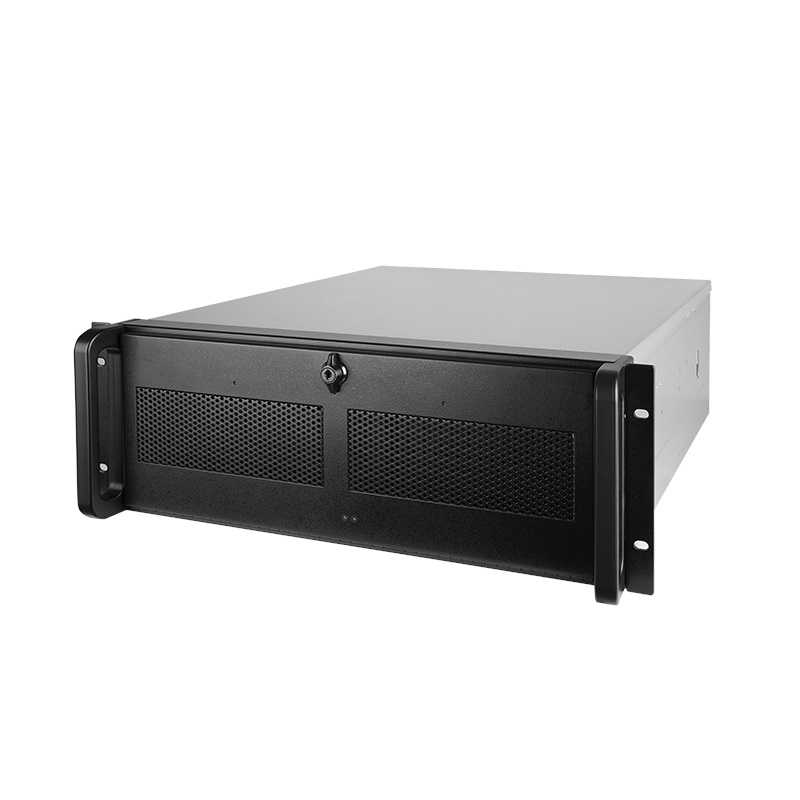 Chieftec UNC-410S-B-U3-OP, räkkiasennettava serverikotelo, 4U, musta/harmaa