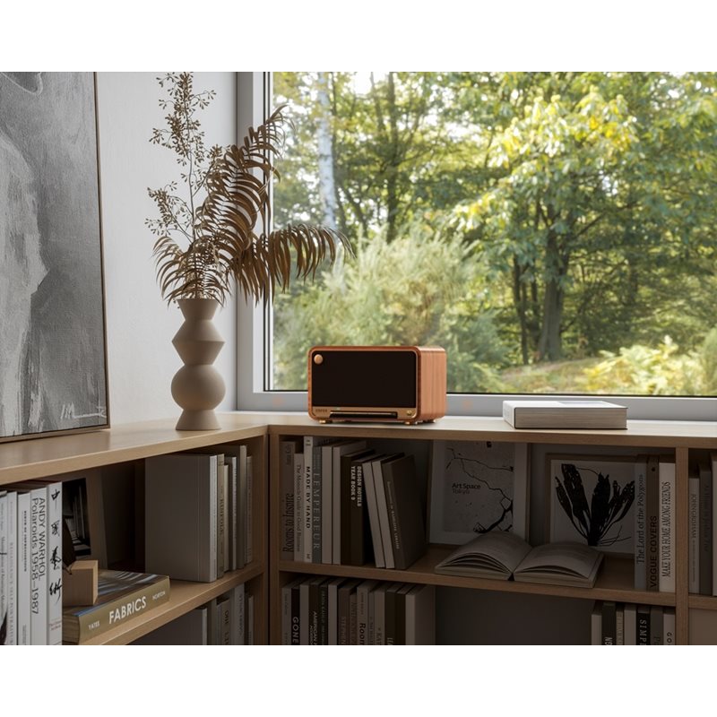 Edifier D32 -pöytäkaiutin akulla, Bluetooth 5.3, AirPlay2, puu - Kuva 2