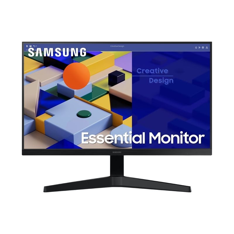 Samsung 27" Essential Monitor S31C, Full HD -monitori, musta