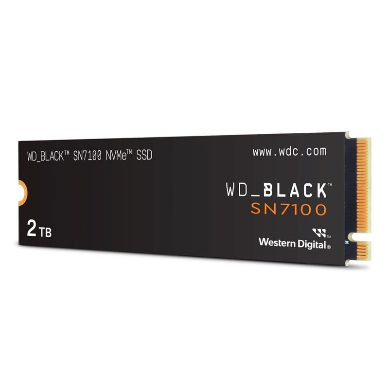 Western Digital 2TB WD_BLACK SN7100 NVMe SSD -levy, M.2 2280, PCIe 4.0 x4, 7250/6900 MB/s