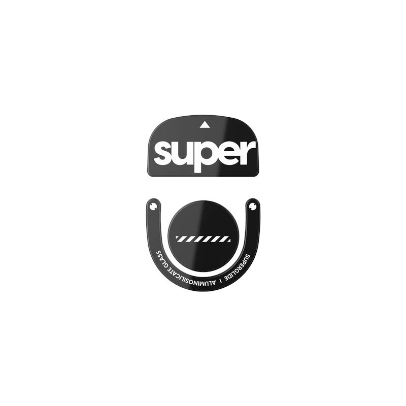 Pulsar Superglide (Type-C) for Logitech G PRO X SUPERLIGHT 2, hiiren tassusarja, musta