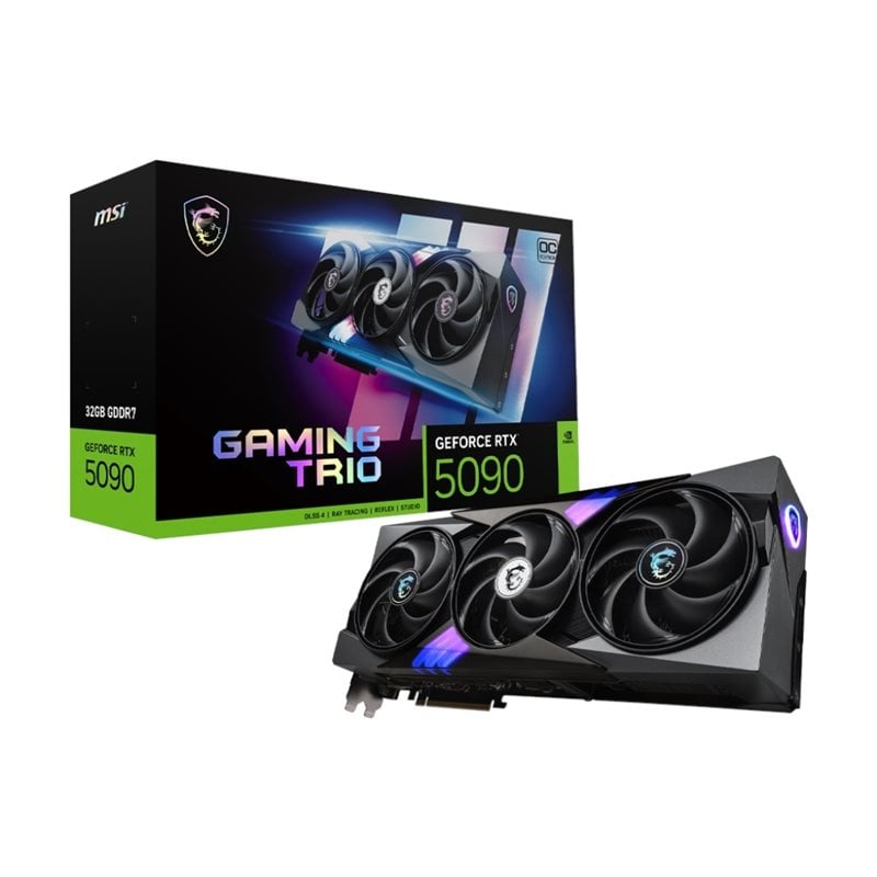 MSI (Outlet) GeForce RTX 5090 GAMING TRIO OC -näytönohjain, 32GB GDDR7