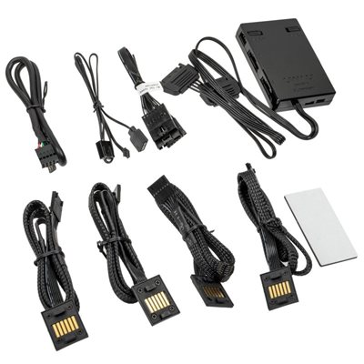 Lian Li (Outlet) UNI HUB SL-INF Controller, RGB/tuuletin -kontrolleri, L-Connect 3, musta