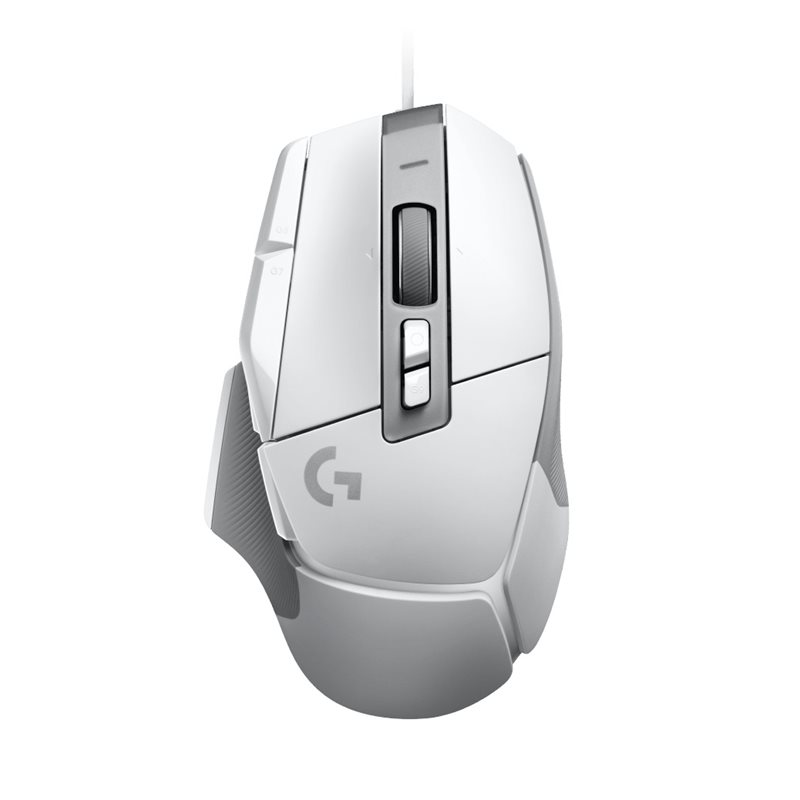 Logitech G502 X -pelihiiri, 25 600 DPI, valkoinen