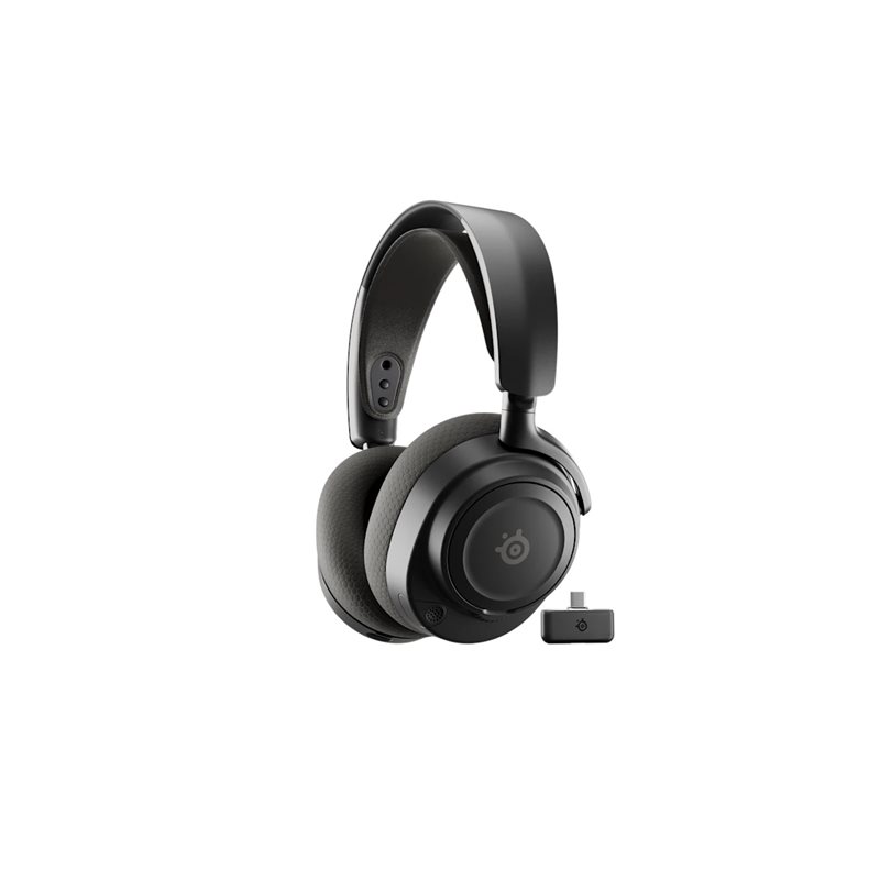 SteelSeries Arctis Nova 7 Gen 2, langattomat pelikuulokkeet mikrofonilla (PC / PS5), musta