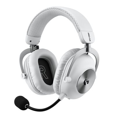 Logitech PRO X3 LIGHTSPEED, langattomat pelikuulokkeet mikrofonilla, valkoinen