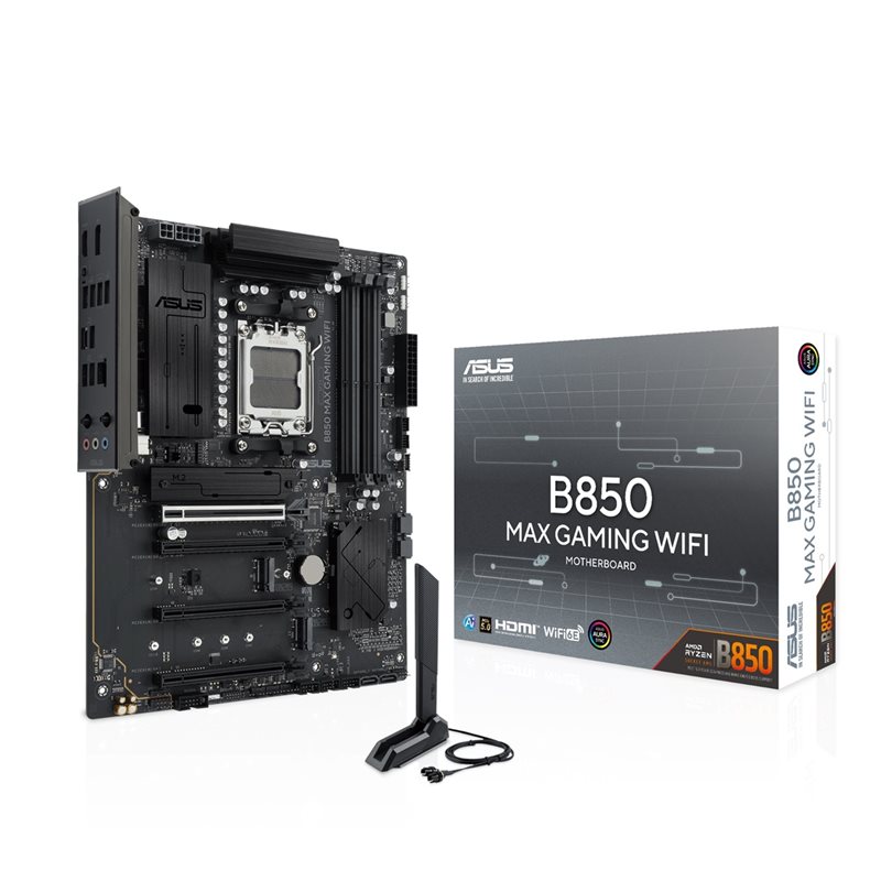 Asus B850 MAX GAMING WIFI, ATX-emolevy