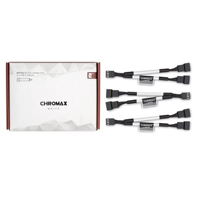 Noctua NA-SYC1 chromax.white Y-kaapelisarja, valkoinen/musta