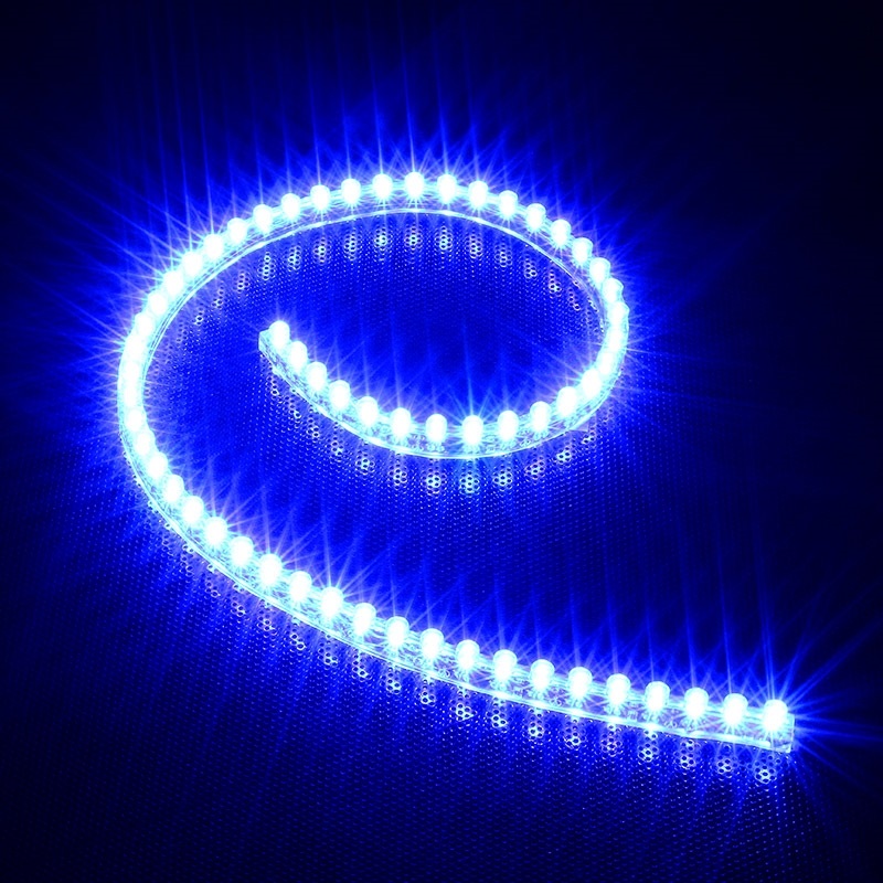 Lamptron FlexLight Standard, LED-nauha, 60LED, 600mm, sininen