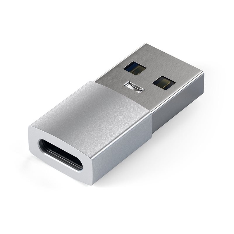 Satechi USB-A -> USB-C -adapteri, hopea
