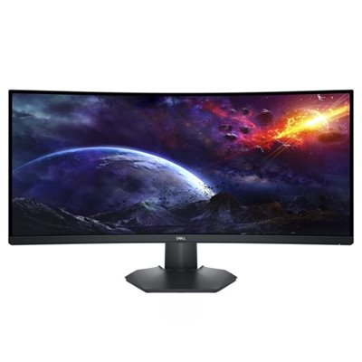 Dell 34" S3422DWG, kaareva 144Hz WQHD-pelimonitori, musta