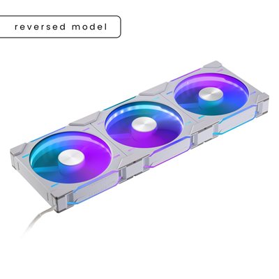 Phanteks D30-140 Reversed Fan - Triple Pack, 140mm PWM-laitetuuletinsarja, valkoinen