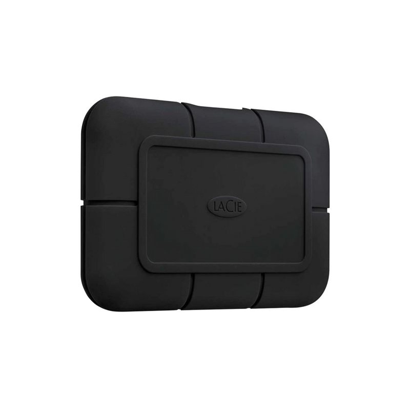LaCie 4TB Rugged SSD Pro, ulkoinen SSD-levy, TB3/USB 3.1 Gen 1, musta