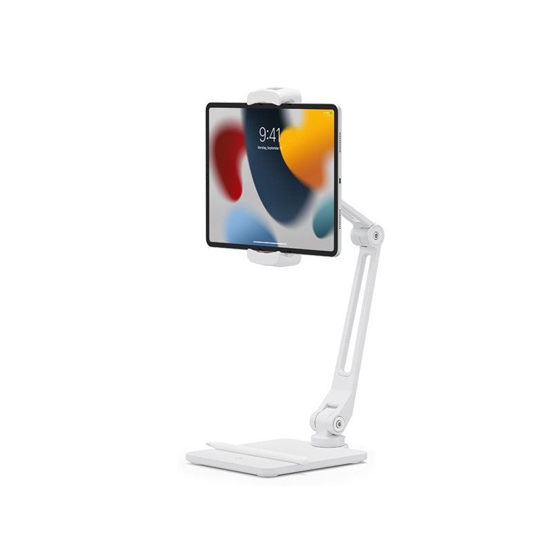 Twelve South HoverBar Duo Snap iPadille, tabletin pöytäjalusta, valkoinen