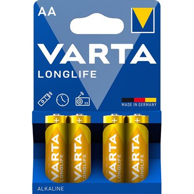 Varta AA/LR06 Longlife -paristo, 4kpl
