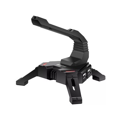 Sandberg 2-in-1 2.0 USB-A Hub Bungee, musta