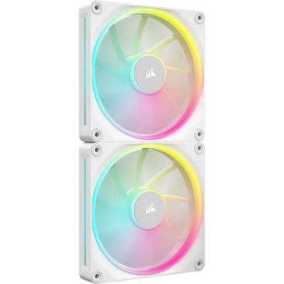 Corsair iCUE LINK LX140 RGB 140mm - Starter kit, Dual Pack, PWM-laitetuuletin, valkoinen